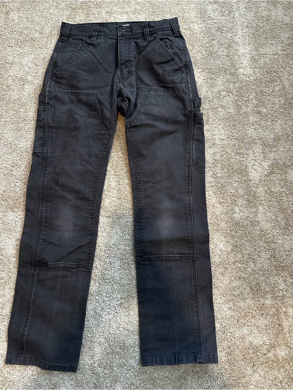Carhartt Men's Straight Grey Work Pants